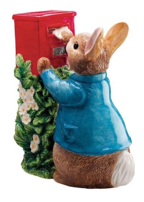 Beatrix Potter Peter Rabbit Posting a Letter Money Bank - Beatrix Potter