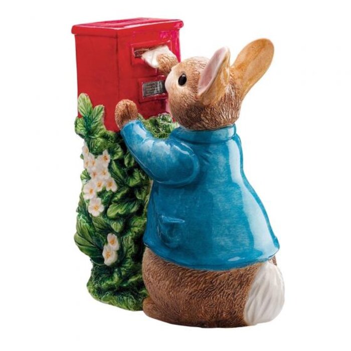 Beatrix Potter Peter Rabbit Posting a Letter Money Bank - Beatrix Potter