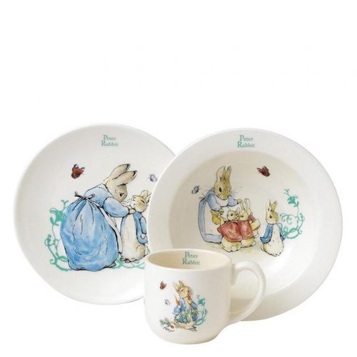 Peter Rabbit Three-Piece Nursery Set - Beatrix Potter 