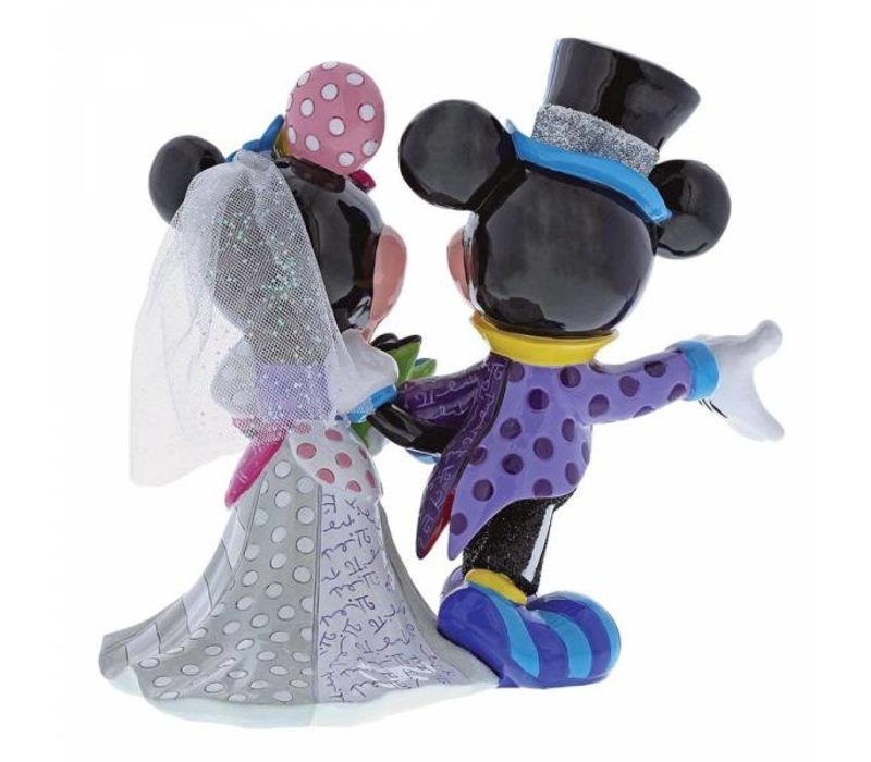 Disney by Britto - Mickey & Minnie Mouse Wedding