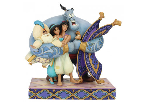 Disney Traditions I'Ll Huff Et I'Ll Bouffante Loup Figurine
