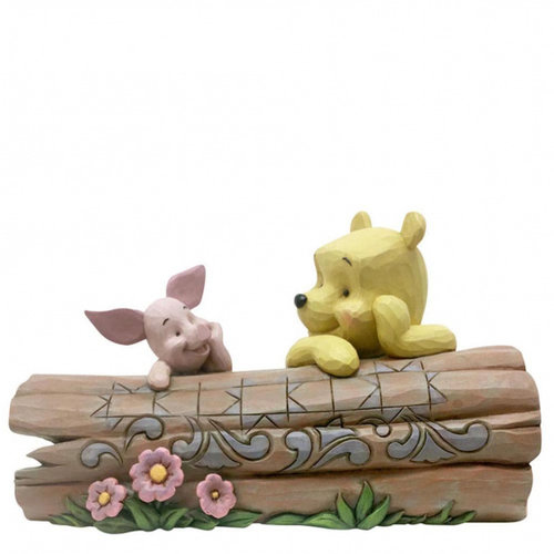 Truncated Conversation (Pooh and Piglet on a Log) - Disney Traditions 