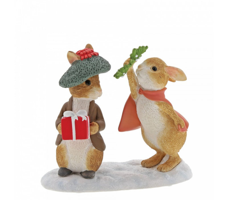 Beatrix Potter - Flopsy and Benjamin Bunny Under the Misteltoe