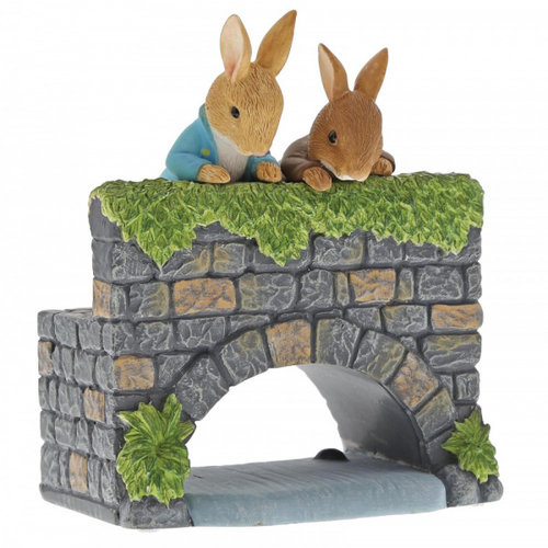 Peter & Benjamin Bunny on the Bridge - Beatrix Potter 