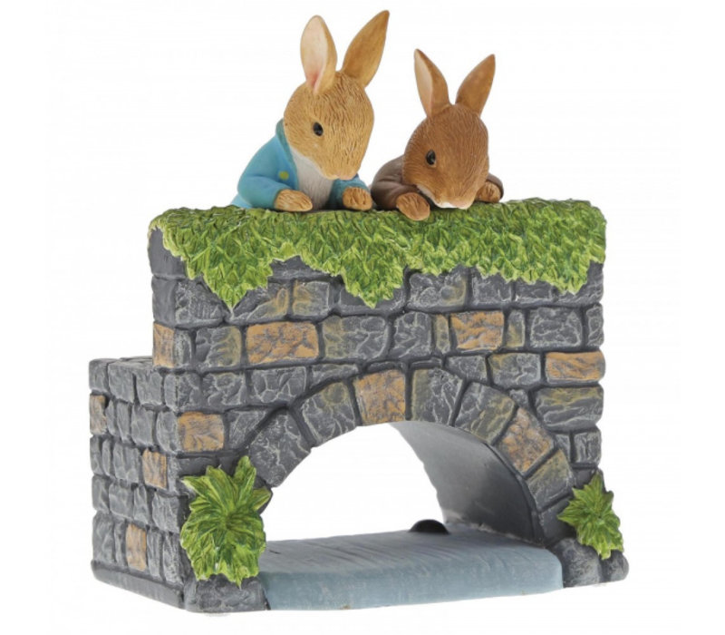 Beatrix Potter - Peter & Benjamin Bunny on the Bridge