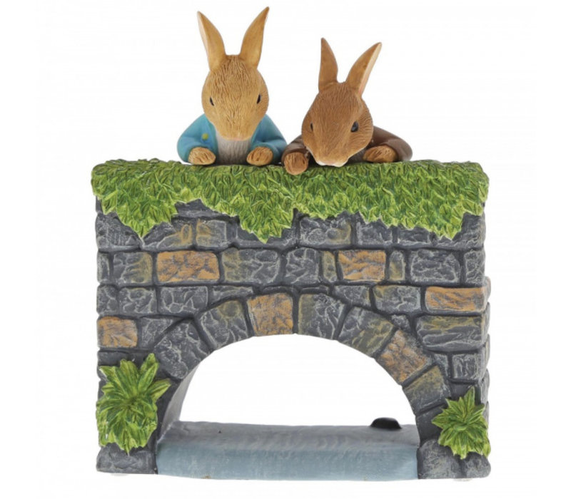 Beatrix Potter - Peter & Benjamin Bunny on the Bridge