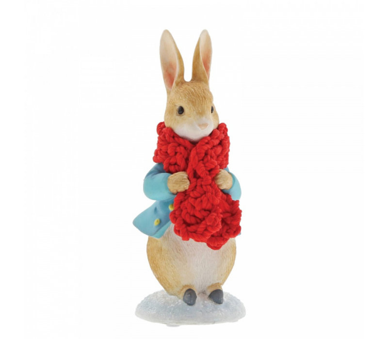 Beatrix Potter - Peter Rabbit in a Festive Scarf