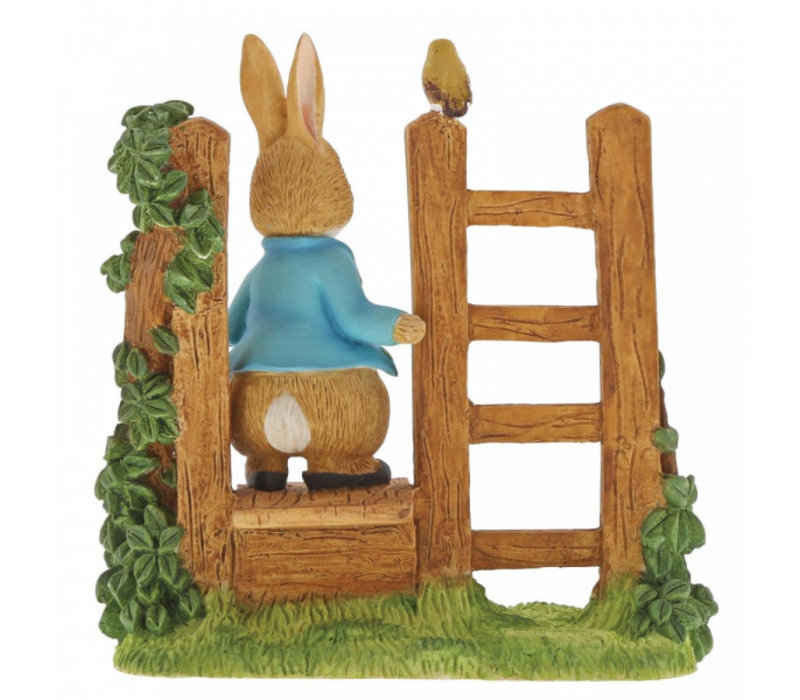 Beatrix Potter - Peter Rabbit on Wooden Stile