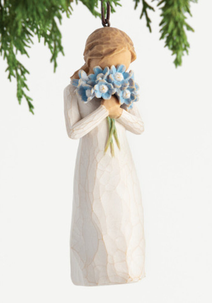 Willow Tree - Forget me not Ornament