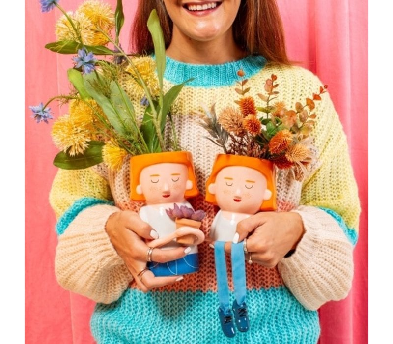 Plant Mum Vase with Mini Planter - Sass & Belle