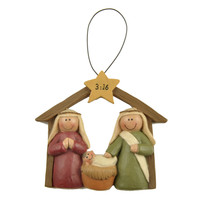 UniekCadeau - Nativity 3:16 (Hanging ornament)