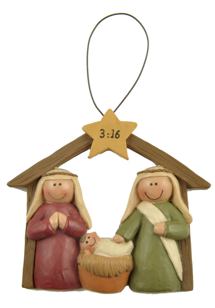 UniekCadeau - Nativity 3:16 (Hanging ornament)