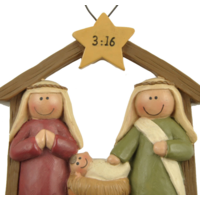 UniekCadeau - Nativity 3:16 (Hanging ornament)