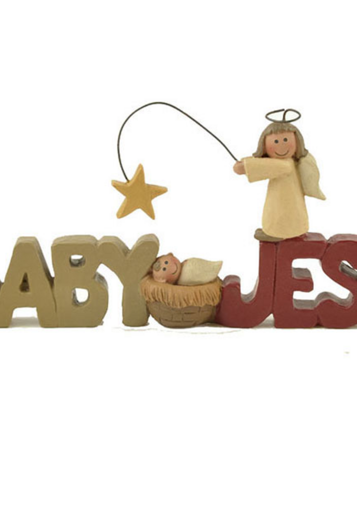 UniekCadeau - I love baby Jesus (Nativity with angel)