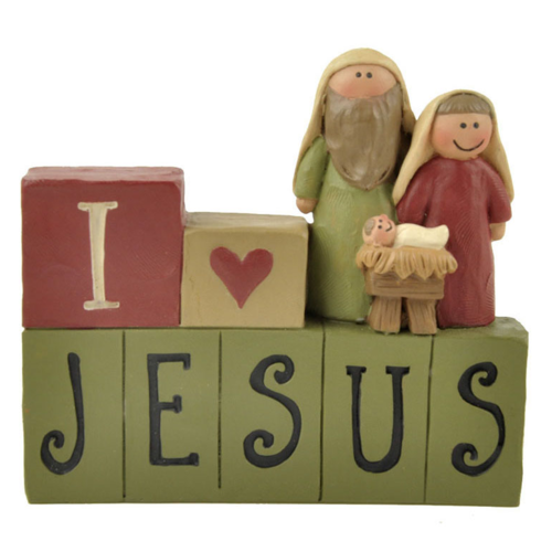 I love Jesus (Nativity) - UniekCadeau 