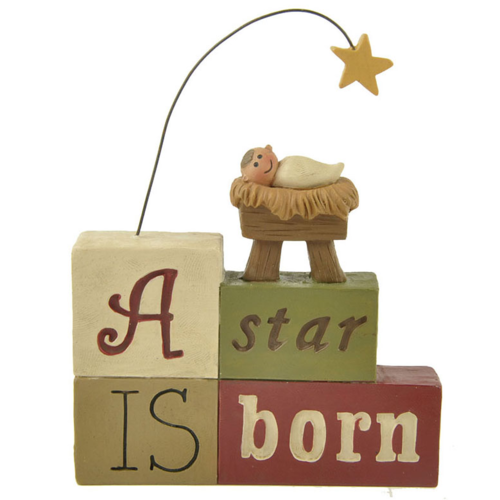 A Star is Born (Nativity with star) - UniekCadeau 