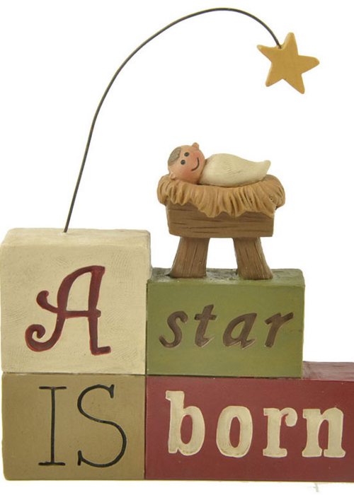 UniekCadeau A Star is Born (Nativity with star) - UniekCadeau