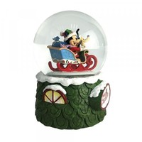 Disney Traditions - Laughing All the Way (Mickey and Pluto Christmas Waterball)
