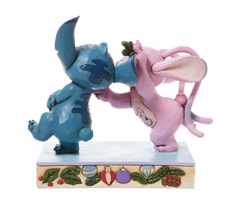 Disney Traditions - Mistletoe Kiss (Stitch and Angel with Mistletoe)