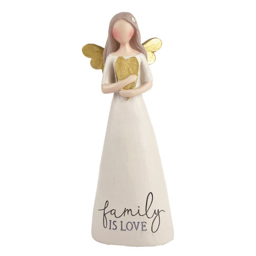 Family is Love (Angel with heart) - UniekCadeau 