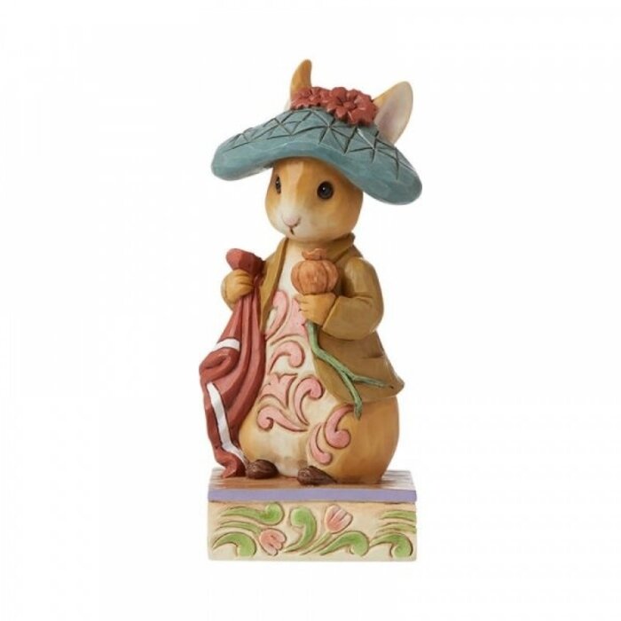 Beatrix Potter by Jim Shore - Nibble, Nibble, Crunch (Benjamin Bunny)