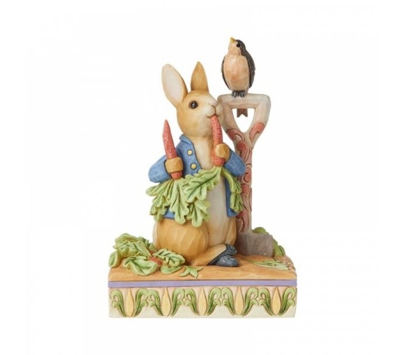 Beatrix Potter by Jim Shore - Then he ate some radishes (Peter Rabbit)