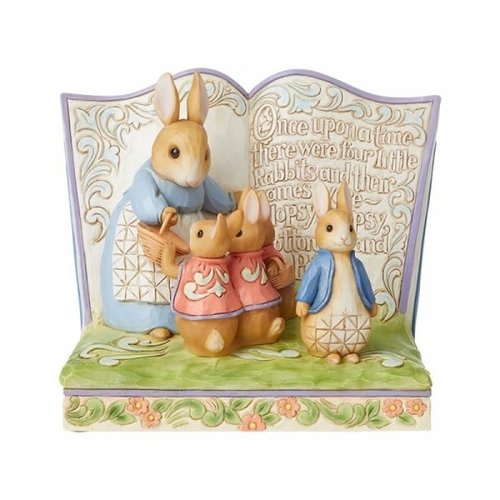 "Once Upon a Time There Were Four Little Rabbits" Storybook - Beatrix Potter by Jim Shore 