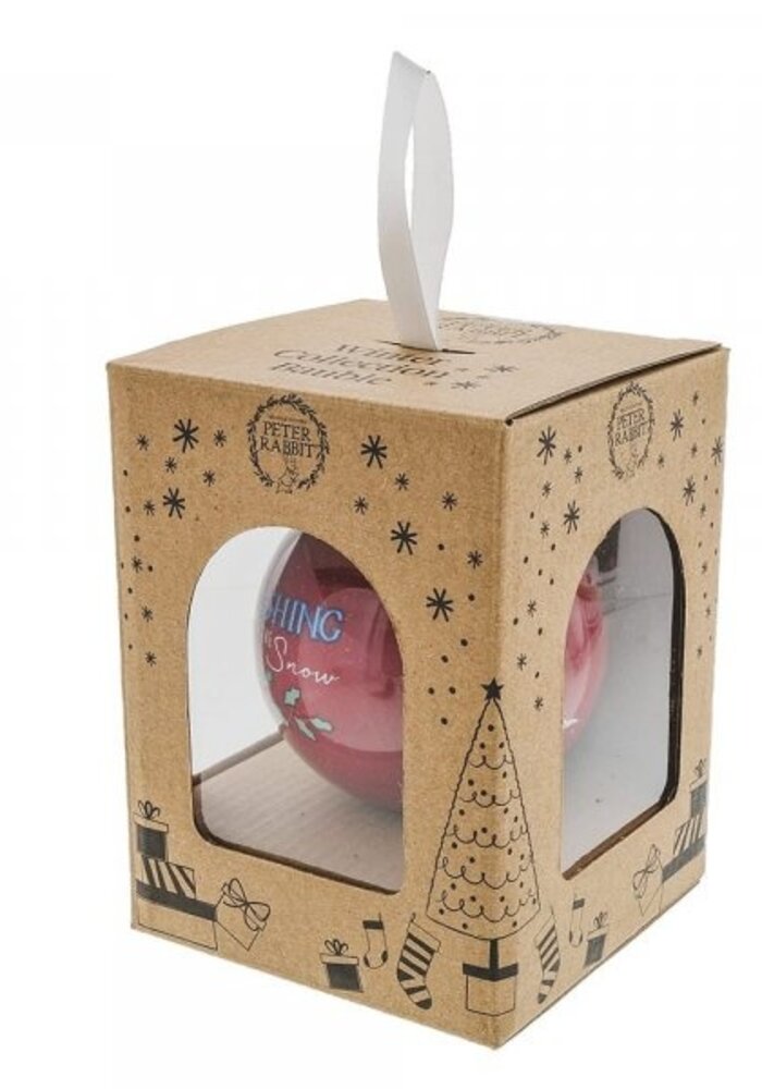 Beatrix Potter - Peter Rabbit Merry Christmas Bauble