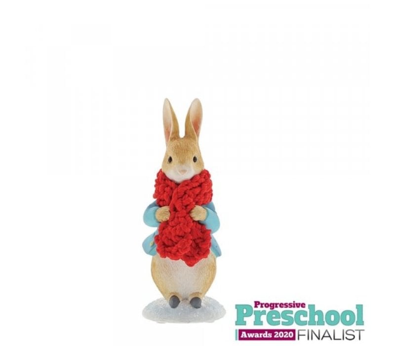Beatrix Potter - Peter Rabbit in a Festive Scarf