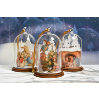Beatrix Potter - Peter and Benjamin Bunny Christmas Wooden Hanging Ornament