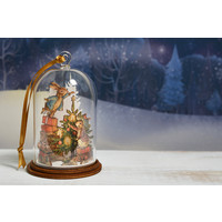 Beatrix Potter - Peter and Benjamin Bunny Christmas Wooden Hanging Ornament