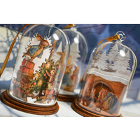 Beatrix Potter - Peter and Benjamin Bunny Christmas Wooden Hanging Ornament