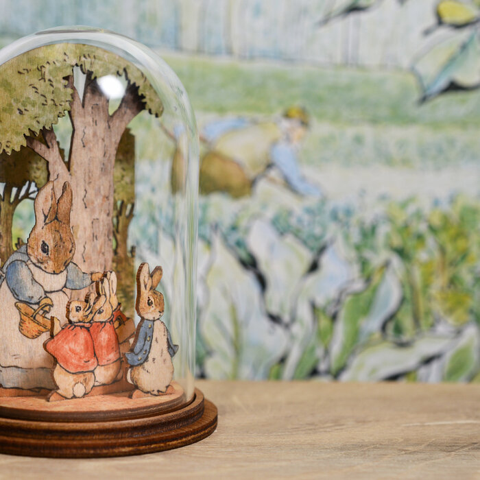 Beatrix Potter - Mrs. Rabbit with Flopsy, Mopsy, Cotton Tail and Peter