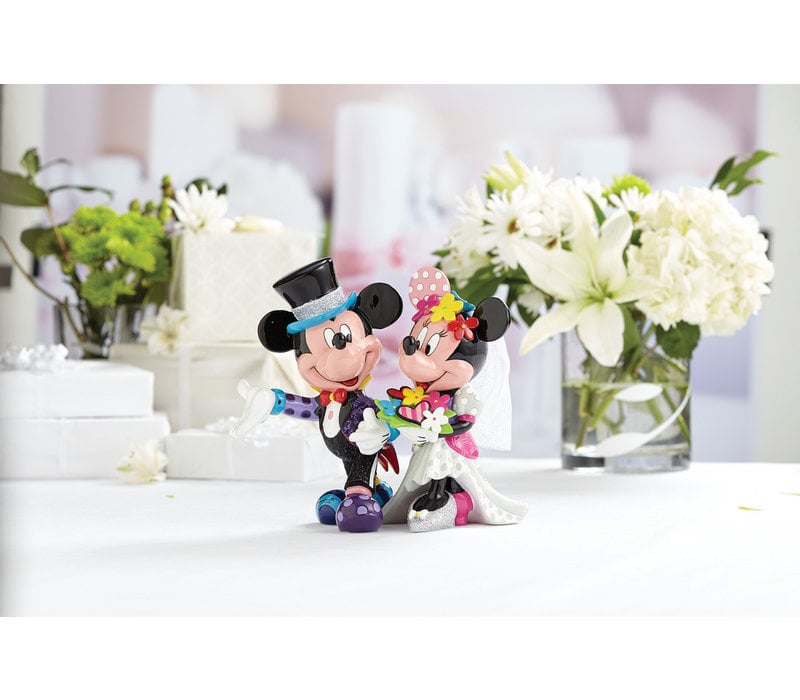 Disney by Britto - Mickey & Minnie Mouse Wedding