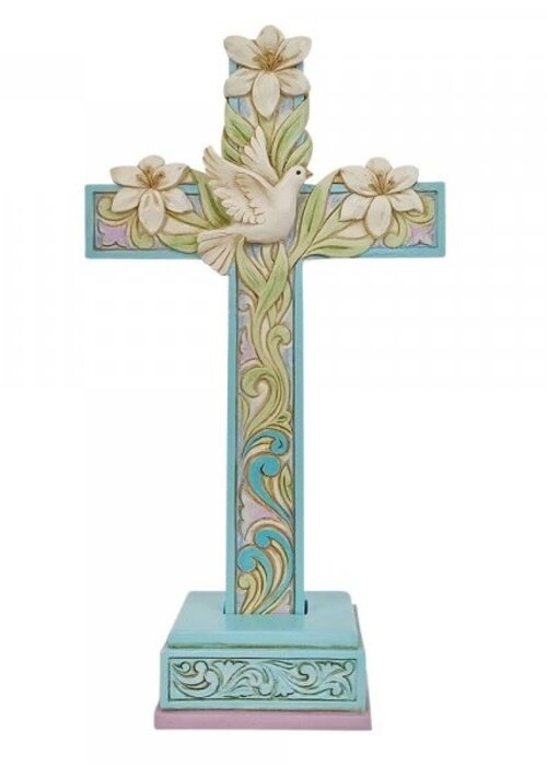 Heartwood Creek Cross with Lilies and Dove (OP=OP!) - Heartwood Creek
