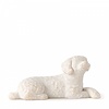 Love my Dog (small, lying down) - Willow Tree