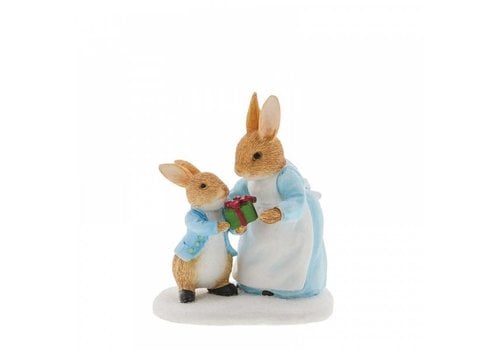 Beatrix Potter Mrs. Rabbit Passing Peter Rabbit a Present - Beatrix Potter