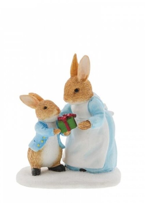Beatrix Potter Mrs. Rabbit Passing Peter Rabbit a Present - Beatrix Potter