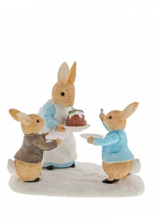 Beatrix Potter Mrs. Rabbit with a Christmas Pudding - Beatrix Potter