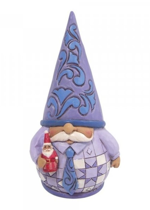 Heartwood Creek Purple Gnome with Santa (OP=OP!) - Heartwood Creek