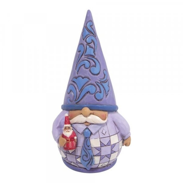 Heartwood Creek Purple Gnome with Santa (OP=OP!) - Heartwood Creek