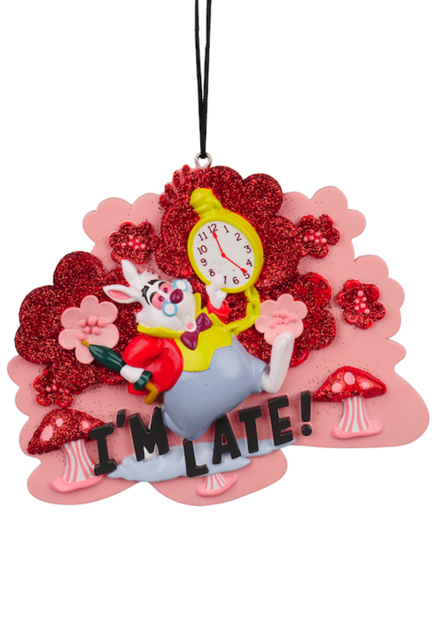 Kurt S. Adler On Time Hanging Ornament (Alice in Wonderland) - Kurt S. Adler