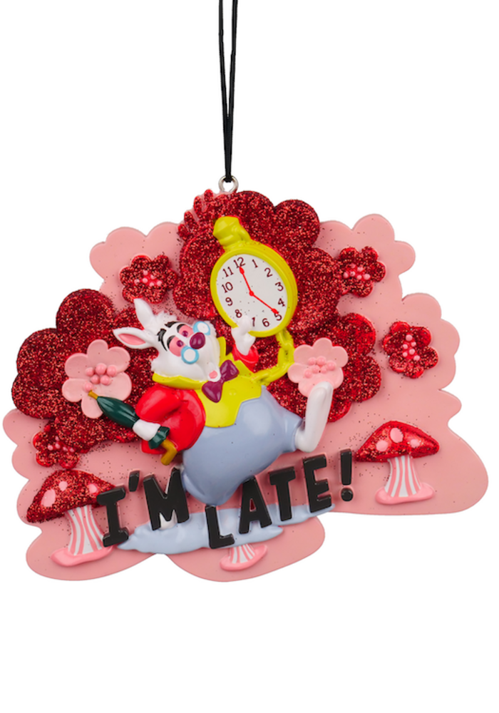Kurt S. Adler - On Time Hanging Ornament (Alice in Wonderland)