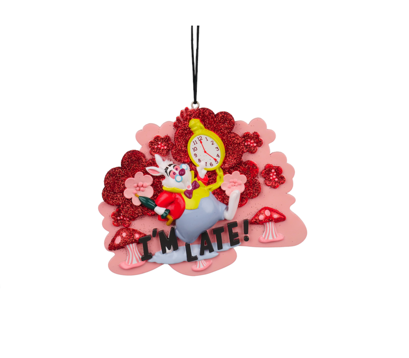 Kurt S. Adler - On Time Hanging Ornament (Alice in Wonderland)