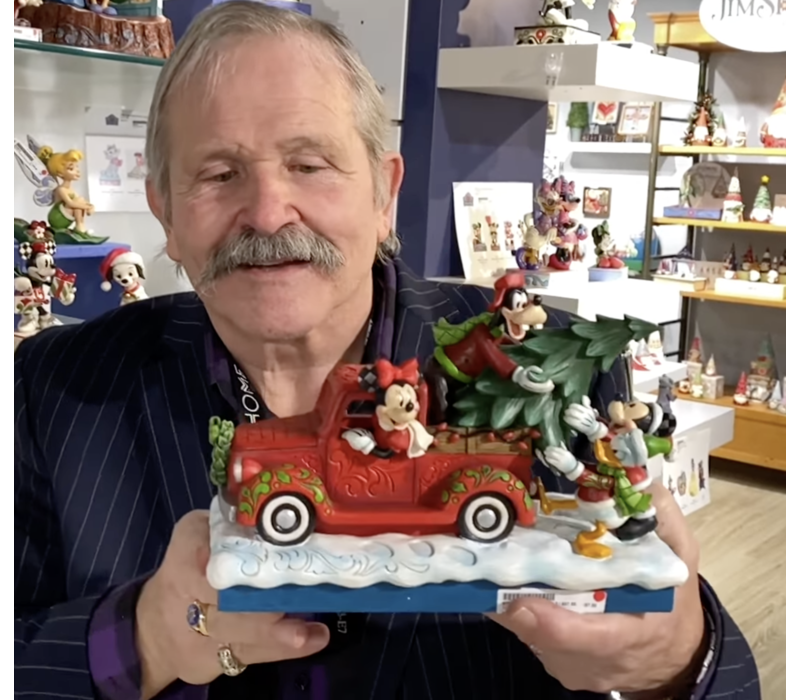 Disney Traditions - Fab 4 with Red Truck & Tree