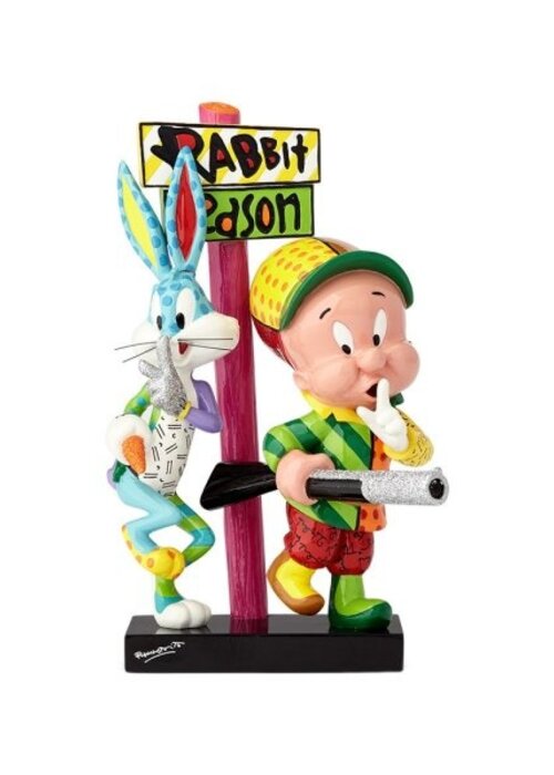 Looney Tunes by Britto Elmer Fudd and Bugs Bunny - Looney Tunes by Britto