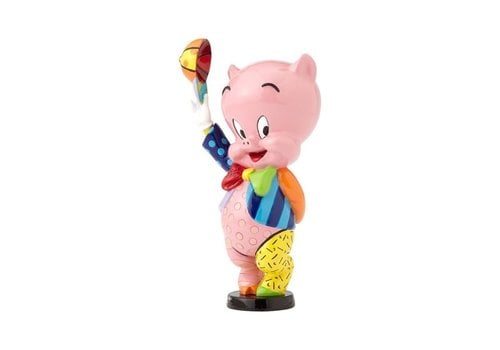 Looney Tunes by Britto Porky Pig with Baseball Cap (PRE-ORDER) - Looney Tunes by Britto