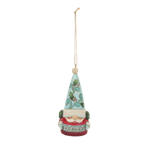 Gnome with Earmuffs Hanging Ornament (OP=OP!) - Heartwood Creek 