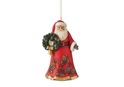 Heartwood Creek Jolly Santa Hanging Ornament - Heartwood Creek