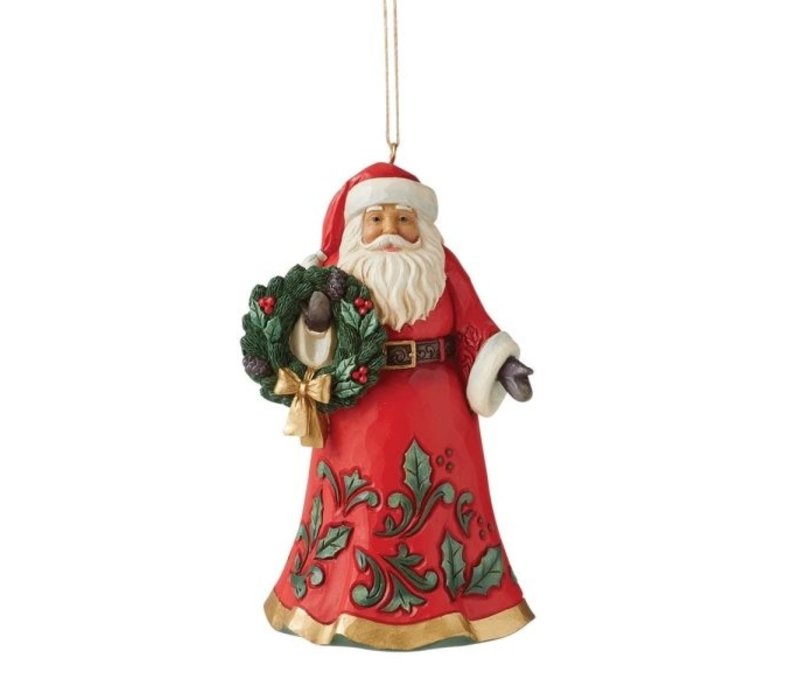 Heartwood Creek - Jolly Santa Hanging Ornament